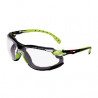 SOLUS 1201 Kit Gafas negro/verde PC incolora inserción de espuma