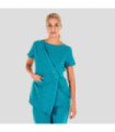 Chiusura con croce con camicetta sanitaria con bottoni a pressione GEMA JASPER UNIFORMS GARY 657500