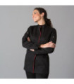 Veste de cuisine femme manches longues roulez et cou de tige MEDINA UNIFORMES GARY'S 948700