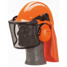 Waldkombination G3000 orange belüfteter Helm, Optime I/V5C arnés