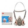 Media mask 3M 6000 series reusable protection (6100-6200-6300) against gases, vapors and particles 3M