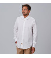 Chemise d'hospitalité manches longues, plis et empiècement blanc ELISEO UNIFORMES GARY'S 261100