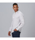 Chemise homme avec col mao et manches longues, FALSO LINO SLIM FIT DANTE UNIFORMES GARY'S 298900