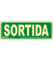 Signal in Katalanisch "Sortida"