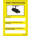 Señal de aviso en Catalán "Zona videovigilada" SEKURECO