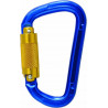 Piastra in alluminio forgiato con chiusura automatica 1/4 rotonda Twist-Lock IRUDEK 992 Blu