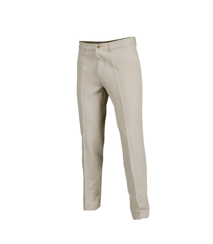 Pantalon homme sans pinces avec boucles de ceinture, tissu X. LINEN UNIFORMES GARY'S 700009