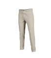 Pantaloni da uomo senza pinces con passanti, tessuto X. LINEN UNIFORMES GARY'S 700009