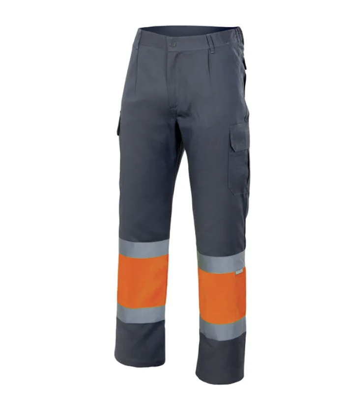 Pantalón forrado bicolor alta visibilidad para carreteras VELILLA REF 156C