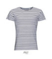 Men's T-shirt Redondo A Rayas SOL'S MILES MEN