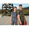 T-shirt con design speciale di VALENTO Soldier per camuffamento pixelato