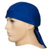 Protezione testa leggera WELDAS in blu Doo-Rag Fire Fox