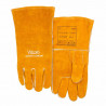 Gants de soudage avec pouce droite WELDAS Golden Brown