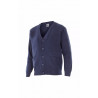 Giacca in maglia fine blu navy con scollo a V VELILLA Serie 103C