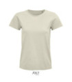 Camiseta Mujer Ajustada De Punto Liso Y Cuello Redondo SOL'S PIONEER WOMEN