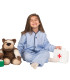 Conjunto pijama paciente infantil holgada celeste claro UNIFORMES GARY'S 841500