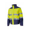 High-Visibility Bicolor Jacke mit polarem Kragen VELILLA Serie 161