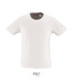 Boys' Short Sleeve T-shirt with Redondo neck SOL'S MILO KIDS