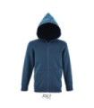 Sweatshirt with zipper and hood SOL'S STONE KIDS