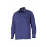 Camicia industriale in cotone a maniche lunghe VELILLA (Season blue) Serie 533