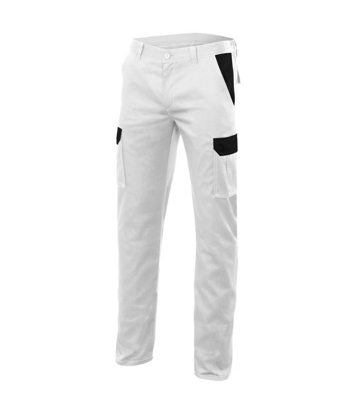 VELILLA Pantalon Multibolsillos Blanco talla 44
