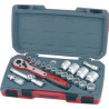 Set chiave di vetro 1/2" di 21 pezzi T1221