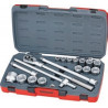 Set chiave di vetro 3/4 di 18 pezzi T3418-6