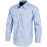 Chemise de travail avec fermeture et bouton WORKTEAM B8001