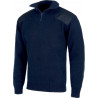 Dick gestrickter Rollkragen-Sportpullover aus Baumwolle WORKTEAM S5502