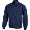 Giacca in cotone con collo a camicia e chiusura con zip in metallo LAVORO B1152