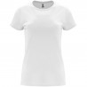 T-shirt femminile a maniche corte aderente con girocollo a costine CAPRI ROLY 1x1