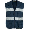 Gilet collo alto e nastri riflettenti WORKTEAM Safari S3107