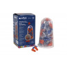 Capsules de protection auditives dans Pack de 50 ou 10 unités jetables avec chaîne orange COFAN 11000380