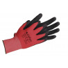 Gants Nitrile traités Sandy Coating Couleur Rouge et Noir dans 12 paires COFAN Packs