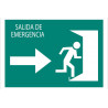 Signal d'évacuation de Luminiscent Emergency exit COFAN right