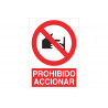 No operation sign (pictogram and text) COFAN