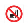 COFAN manger et boire signe pictogramme interdit