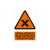 Warning sign Danger! harmful substances COFAN