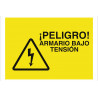 Warning sign Danger cabinet under voltage COFAN