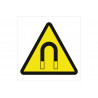 Signal d'avertissement Danger of imantados (only pictogram) COFAN