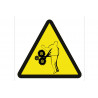 Signe d'avertissement pour pictogramme Danger de prises COFAN