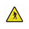 Pictogram Avvertenza Segnale Danger Falls COFAN