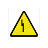 Signal d'avertissement Danger des scies de coupe (pictogramme uniquement)