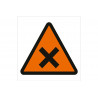 Signal d'avertissement Danger de nocifs (seulement pictogramme) COFAN