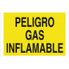 Warnschild Gefahr brennbares Gas COFAN