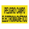 Avvertimento segnale pericolo! Campo elettromagnetico COFAN