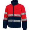 WORKTEAM Hohe Sichtbarkeit Polarjacke mit reflektierenden Bändern C4027