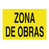 Warning sign text only COFAN work zone