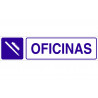 Signe d'information OFICINAS text and pictogram COFAN