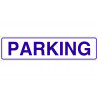 Information sign only text Parking (2 sizes) COFAN